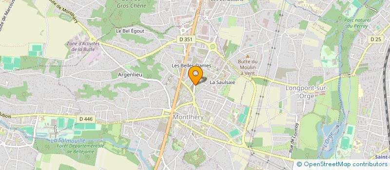 localisation de l'entreprise I.N.S.  MONTLHERY