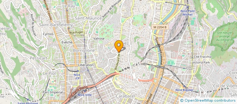 localisation de l'entreprise I.N.S.A (INSTITUT NICOIS DU SPORT ET DE L'ARTHROSE) à NICE