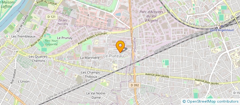 localisation de l'entreprise I.N.S BATIMENT à SARTROUVILLE