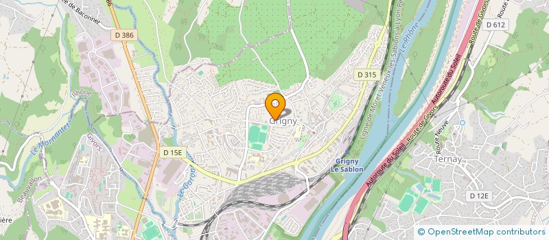 localisation de l'entreprise I.N.S FIBRE à GRIGNY