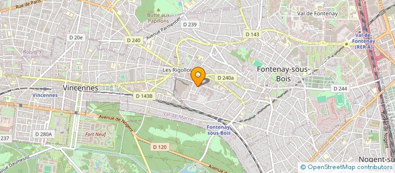 localisation de l'entreprise I.N.S RENOV à FONTENAY-SOUS-BOIS