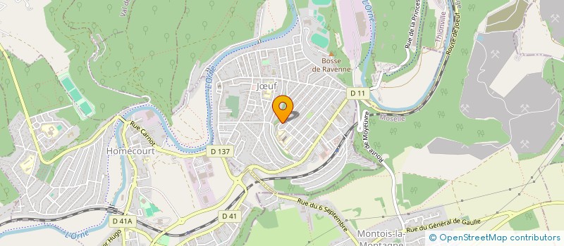 localisation de l'entreprise I.N.T.S.  JUF