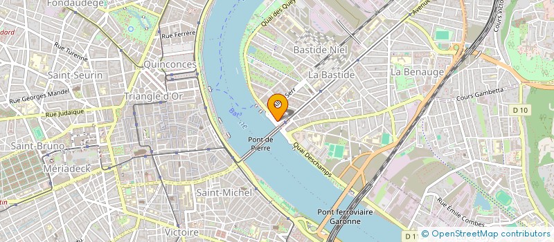 localisation de l'entreprise I.N.V. à BORDEAUX
