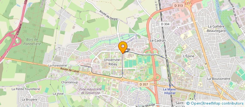 localisation de l'entreprise I-NEOPROCESS à LE MANS