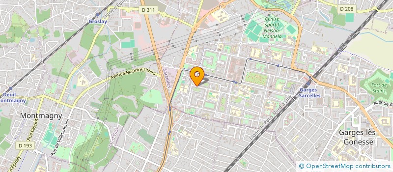 localisation de l'entreprise I NOV à SARCELLES