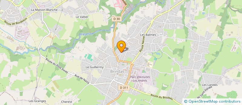localisation de l'entreprise I-NOV AGENCEMENT à BRINDAS
