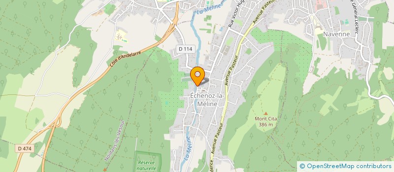 localisation de l'entreprise I.O  CHARMOILLE