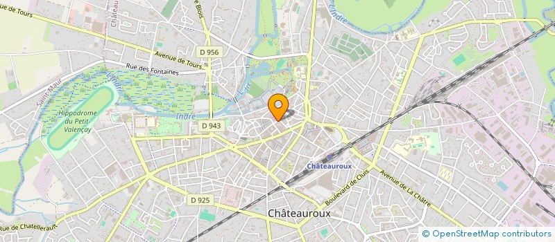 localisation de l'entreprise I.O DE I.O à CHATEAUROUX