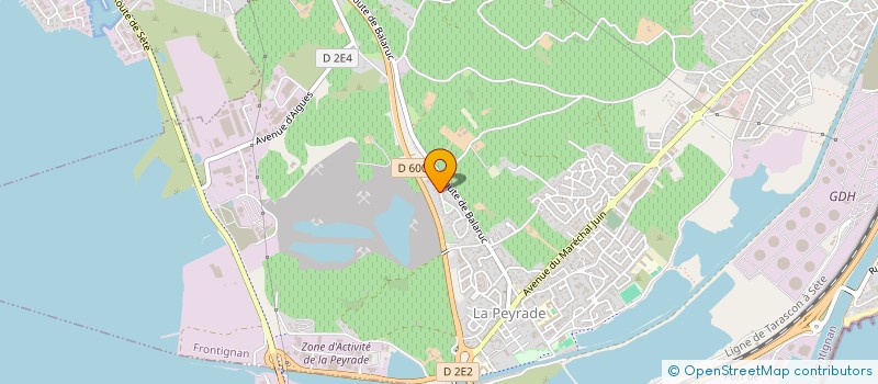 localisation de l'entreprise I.O.GROUPE A.O.E. à FRONTIGNAN