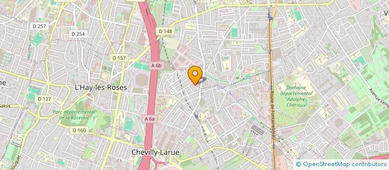 localisation de l'entreprise I.O.KFE  L'HAY-LES-ROSES