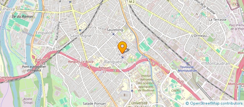 localisation de l'entreprise I OCEAN à TOULOUSE