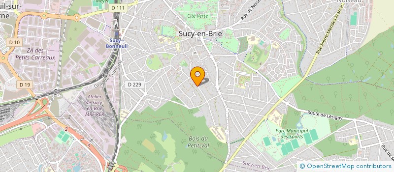 localisation de l'entreprise I.OUDARENE TRANSPORTS à SUCY-EN-BRIE