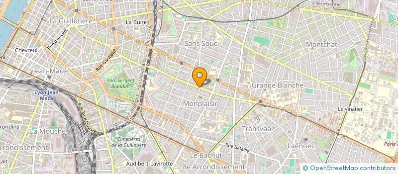 localisation de l'entreprise I.P  LYON