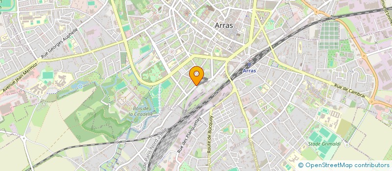 localisation de l'entreprise I.P.C. à ARRAS
