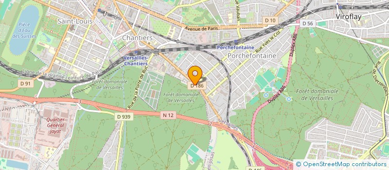 localisation de l'entreprise I P C à VERSAILLES