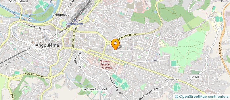 localisation de l'entreprise I.P.C. INGENIERIE PRODUCTION COSMETIQUE à ANGOULEME