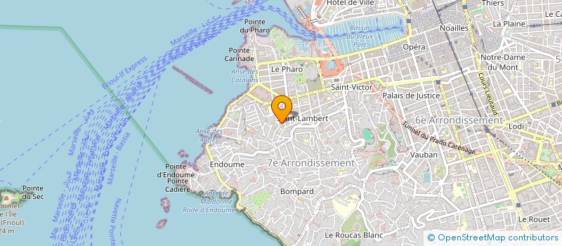 localisation de l'entreprise I.P.C MACONNERIE GENERALE à MARSEILLE