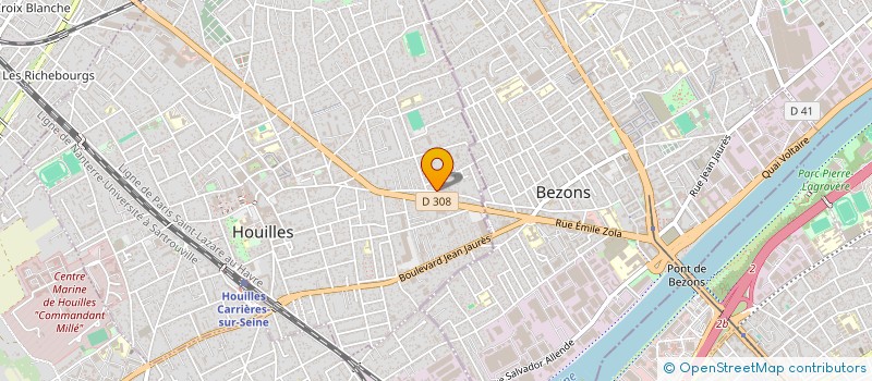 localisation de l'entreprise I.P. CONCEPT à HOUILLES
