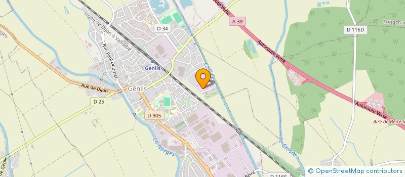 localisation de l'entreprise I.P. CONCEPT à GENLIS