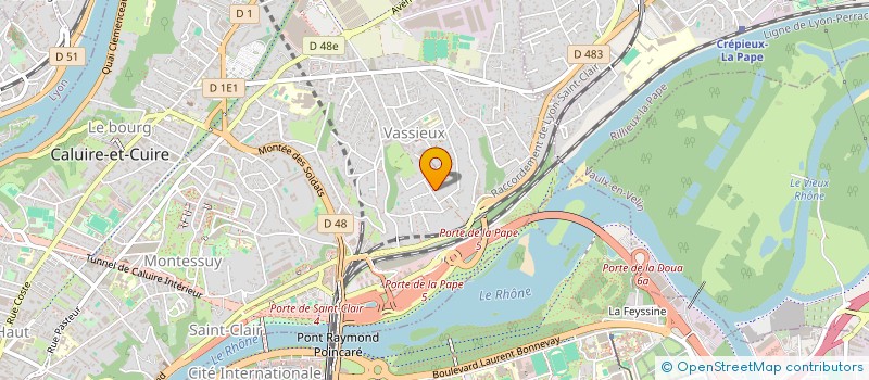 localisation de l'entreprise I.P.F  CALUIRE-ET-CUIRE