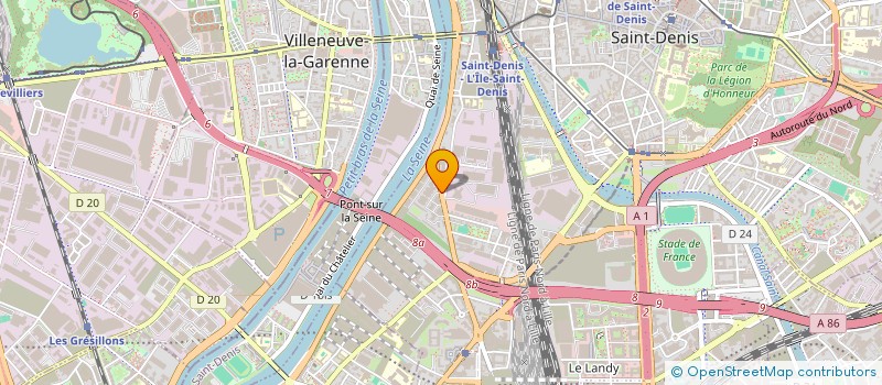 localisation de l'entreprise I.P.F.R. INITIATIVE PROFESSIONNELLE FORM à SAINT-DENIS
