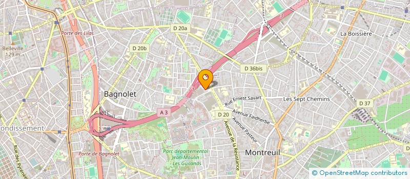 localisation de l'entreprise I.P.G. 2 IMMOBILIERE PIERRE GRADENIGO 2 à MONTREUIL