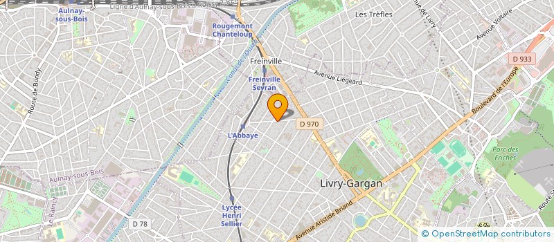 localisation de l'entreprise I.P.G BAT  LIVRY-GARGAN