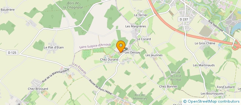localisation de l'entreprise I.P.I. à LES ESSARDS