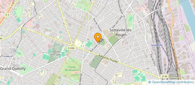 localisation de l'entreprise I.P.J  SOTTEVILLE-LES-ROUEN