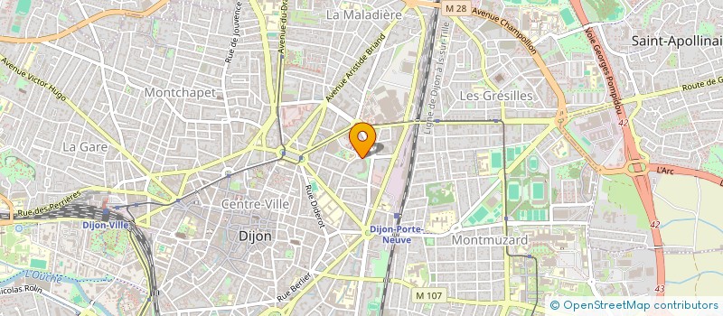 localisation de l'entreprise I P M à DIJON