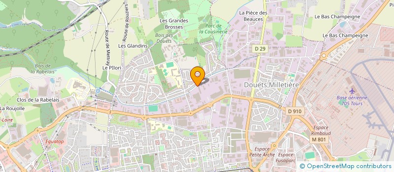 localisation de l'entreprise I.P.R.P  TOURS