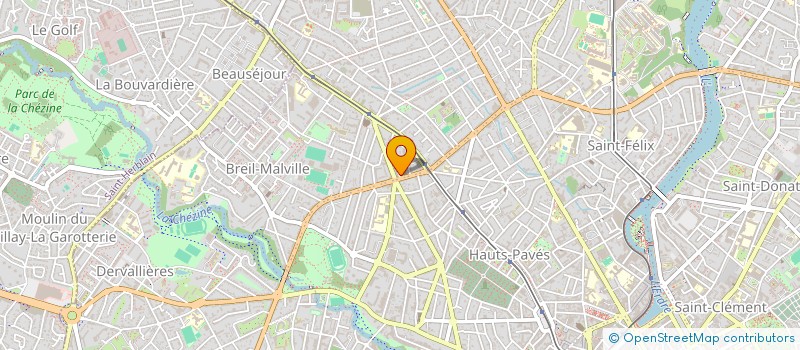 localisation de l'entreprise I.P.S. à NANTES