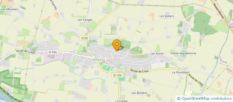 localisation de l'entreprise I.P.VAL  ALLEX