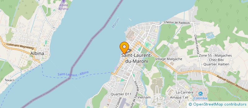 localisation de l'entreprise I PA GAIN FRIN à SAINT-LAURENT-DU-MARONI
