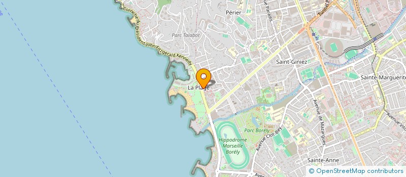 localisation de l'entreprise I.PARK à MARSEILLE