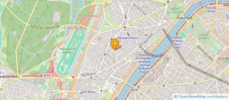 localisation de l'entreprise I PCOM  PARIS