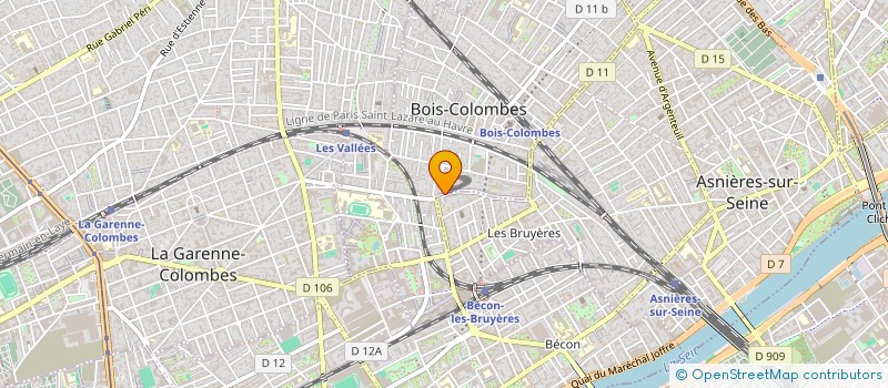 localisation de l'entreprise I-PILOTE à BOIS-COLOMBES