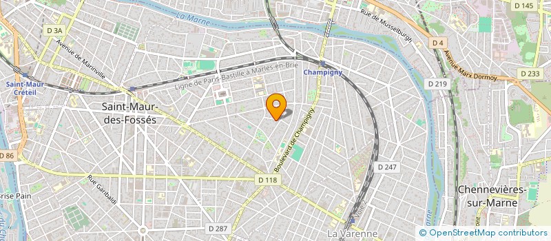 localisation de l'entreprise I PM CONSULTING à SAINT-MAUR-DES-FOSSES