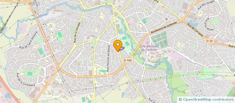 localisation de l'entreprise I PRINT 49 à CHOLET