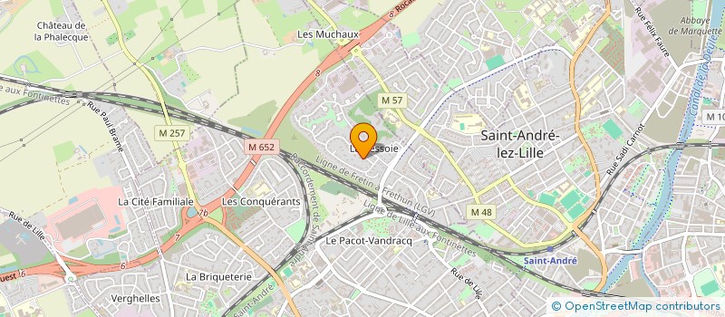 localisation de l'entreprise I-PRINTING à LAMBERSART