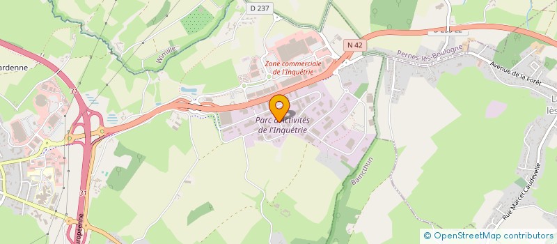 localisation de l'entreprise I - PROCENT LITTORAL à SAINT-MARTIN-BOULOGNE