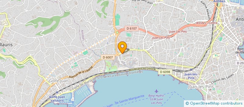 localisation de l'entreprise I-PROJECT à ANTIBES