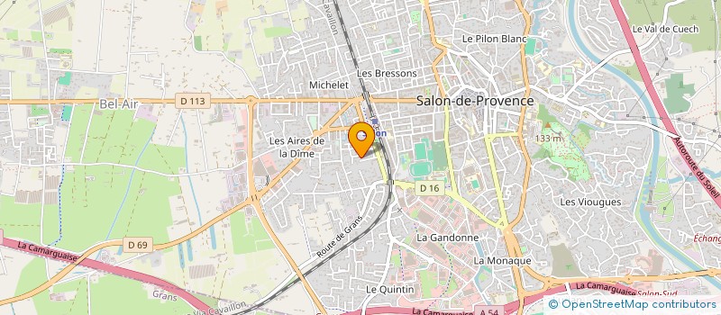 localisation de l'entreprise I.Q.O  SALON-DE-PROVENCE