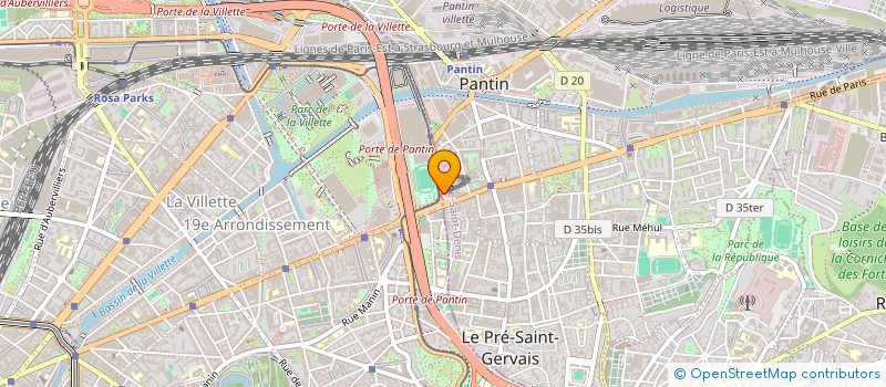 localisation de l'entreprise I.R ASCENSEURS à PANTIN