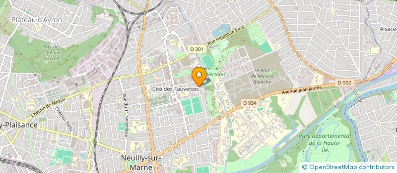 localisation de l'entreprise I.R.BAT à NEUILLY-SUR-MARNE