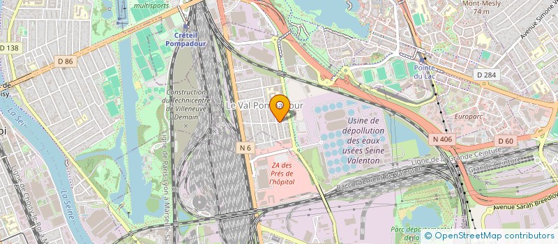 localisation de l'entreprise I.R.H DEVELOPPEMENT  VALENTON