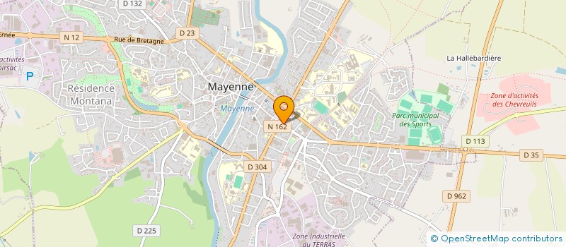 localisation de l'entreprise I.R.M.C à LAVAL
