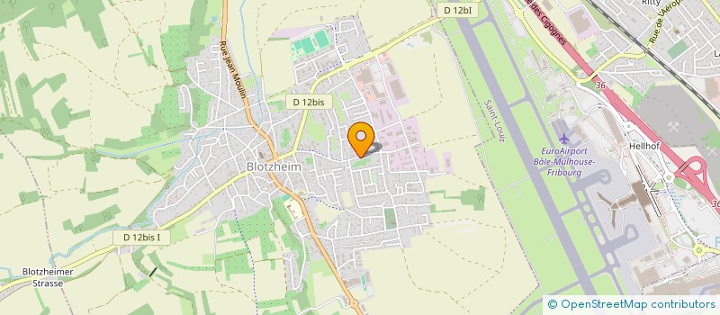 localisation de l'entreprise I.R. PATRIMOINE & FINANCES  BLOTZHEIM