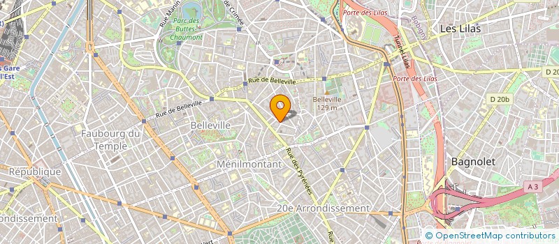 localisation de l'entreprise I.R.S à PARIS