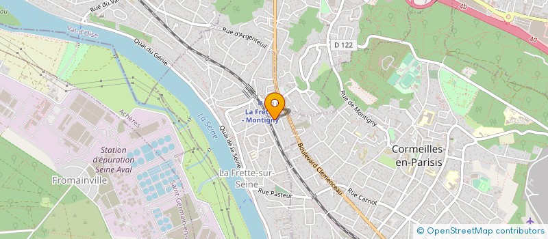 localisation de l'entreprise I RENOVATION  LA FRETTE-SUR-SEINE